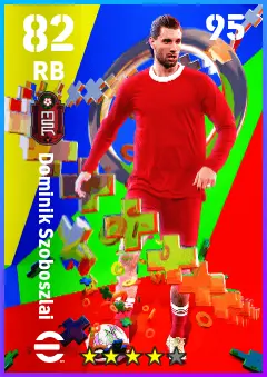 Dominik Szoboszlai eFootball 2026 player card — 82 OVR RB