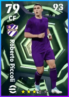 Roberto Piccoli eFootball 2026 player card — 79 OVR CF