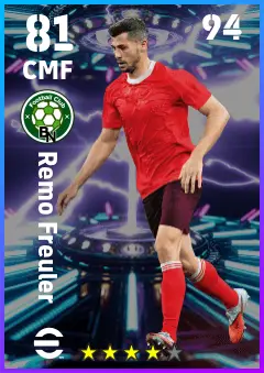 Remo Freuler eFootball 2026 player card — 81 OVR CMF