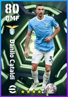 Danilo Cataldi eFootball 2026 player card — 80 OVR DMF