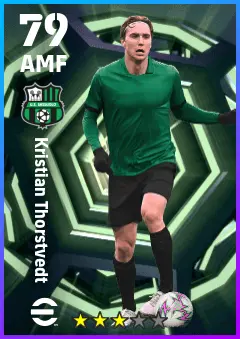 Kristian Thorstvedt eFootball 2026 player card — 79 OVR AMF