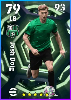 Josh Doig eFootball 2026 player card — 79 OVR LB