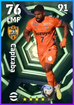 Capixaba eFootball 2026 player card — 76 OVR LMF