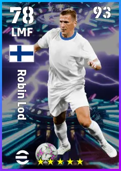 Robin Lod eFootball 2026 player card — 78 OVR LMF