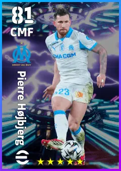 Pierre Hojbjerg eFootball 2026 player card — 81 OVR CMF
