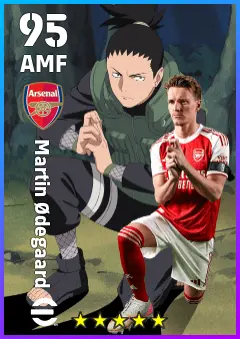 Martin Odegaard eFootball 2026 player card — 95 OVR AMF