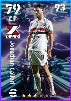 Jonathan Calleri eFootball 2026 player card — 79 OVR CF