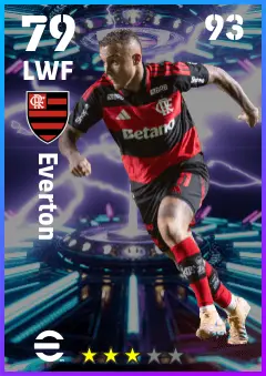Everton eFootball 2026 player card — 79 OVR LWF