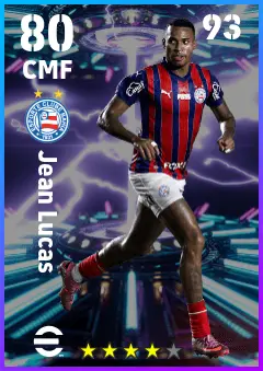 Jean Lucas eFootball 2026 player card — 80 OVR CMF