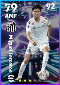 Miguel Terceros eFootball 2026 player card — 79 OVR AMF