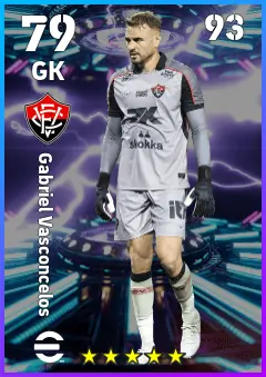 Gabriel Vasconcelos eFootball 2026 player card — 79 OVR GK