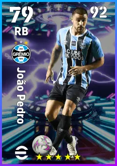 Joao Pedro eFootball 2026 player card — 79 OVR RB