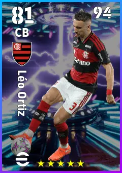 Leo Ortiz eFootball 2026 player card — 81 OVR CB