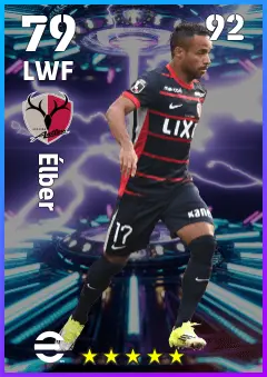 Elber eFootball 2026 player card — 79 OVR LWF