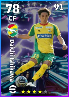 Daichi Ishikawa eFootball 2026 player card — 78 OVR CF