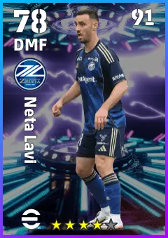 Neta Lavi eFootball 2026 player card — 78 OVR DMF