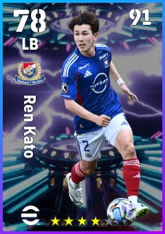 Ren Kato eFootball 2026 player card — 78 OVR LB
