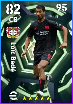 Loic Bade eFootball 2026 player card — 82 OVR CB