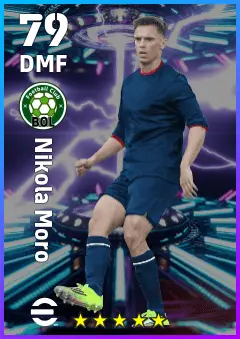 Nikola Moro eFootball 2026 player card — 79 OVR DMF