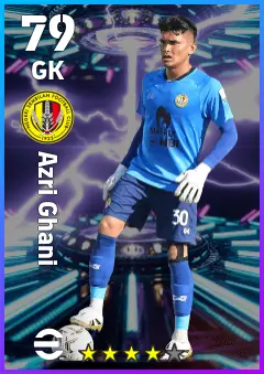 Azri Ghani eFootball 2026 player card — 79 OVR GK
