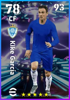Kike Garcia eFootball 2026 player card — 78 OVR CF