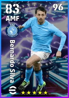 Bernardo Silva eFootball 2026 player card — 83 OVR AMF