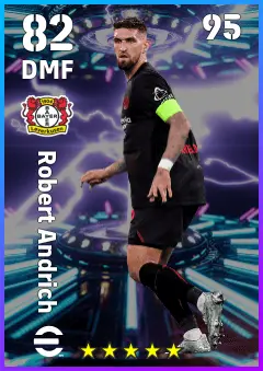 Robert Andrich eFootball 2026 player card — 82 OVR DMF
