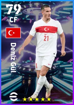 Deniz Gul eFootball 2026 player card — 79 OVR CF