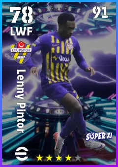 Lenny Pintor eFootball 2026 player card — 78 OVR LWF