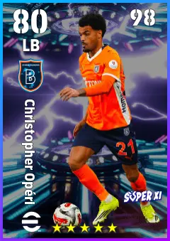 Christopher Operi eFootball 2026 player card — 80 OVR LB