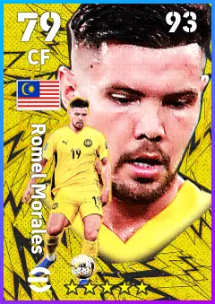 Romel Morales eFootball 2026 player card — 79 OVR CF