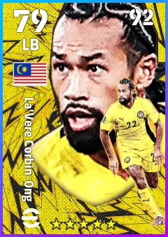 La Vere Corbin-Ong eFootball 2026 player card — 79 OVR LB