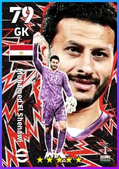 Mohamed El Shenawi eFootball 2026 player card — 79 OVR GK