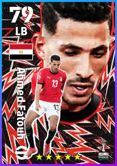 Ahmed Fatouh eFootball 2026 player card — 79 OVR LB
