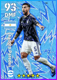 Leandro Paredes eFootball 2026 player card — 93 OVR DMF