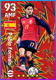 Pablo Fornals eFootball 2026 player card — 93 OVR AMF