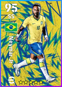 Neymar Jr eFootball 2026 player card — 95 OVR SS