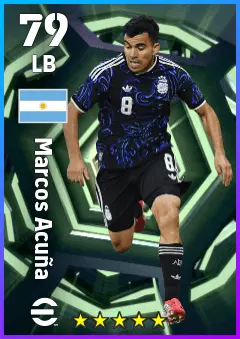 Marcos Acuna eFootball 2026 player card — 79 OVR LB
