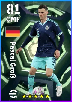 Pascal GroSS eFootball 2026 player card — 81 OVR CMF