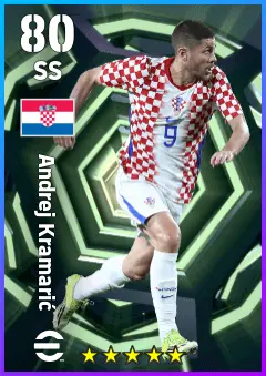 Andrej Kramaric eFootball 2026 player card — 80 OVR SS