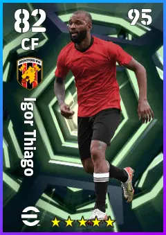 Igor Thiago eFootball 2026 player card — 82 OVR CF