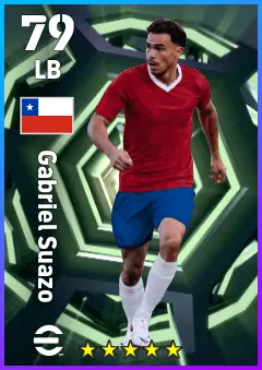 Gabriel Suazo eFootball 2026 player card — 79 OVR LB