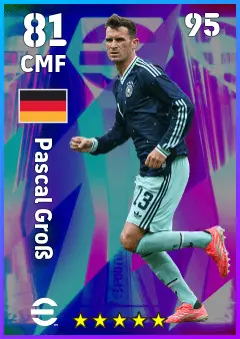 Pascal GroSS eFootball 2026 player card, 81 OVR CMF