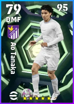 Ao Tanaka eFootball 2026 player card — 79 OVR DMF
