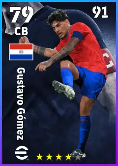 Gustavo Gomez eFootball 2026 player card — 79 OVR CB