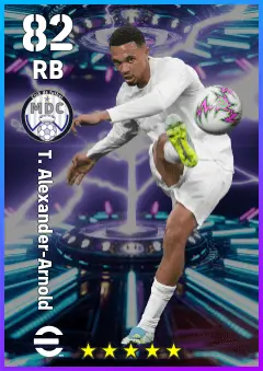 T. Alexander-Arnold eFootball 2026 player card — 82 OVR RB