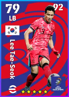 Lee Tae-Seok eFootball 2026 player card — 79 OVR LB