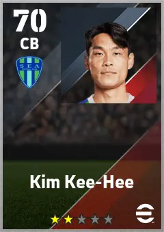 Kim Kee-Hee eFootball 2026 player card — 70 OVR CB