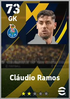 Claudio Ramos eFootball 2026 player card — 73 OVR GK