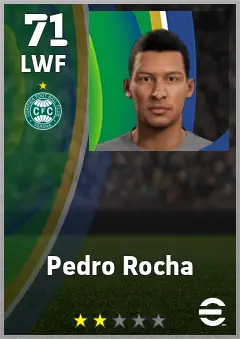 Pedro Rocha eFootball 2026 player card — 71 OVR LWF